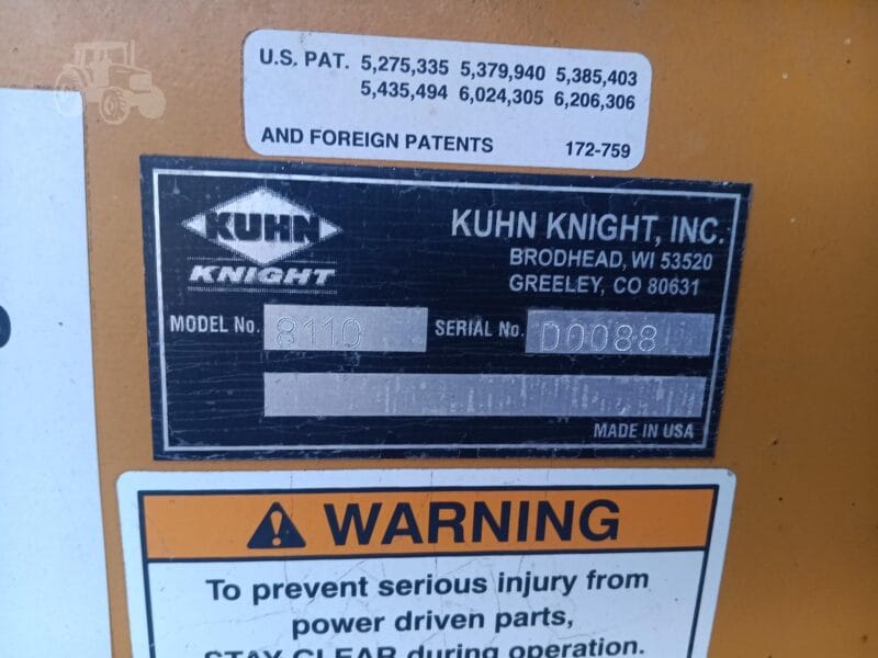 Kuhn Knight 8110