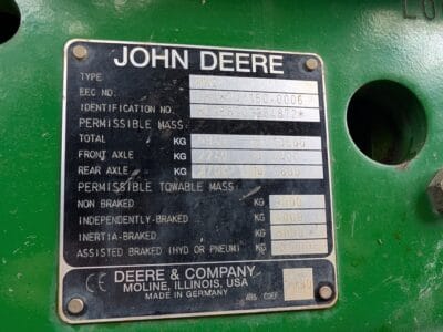 2004 John Deere 6820 Tractor
