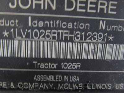 John Deere 1025R
