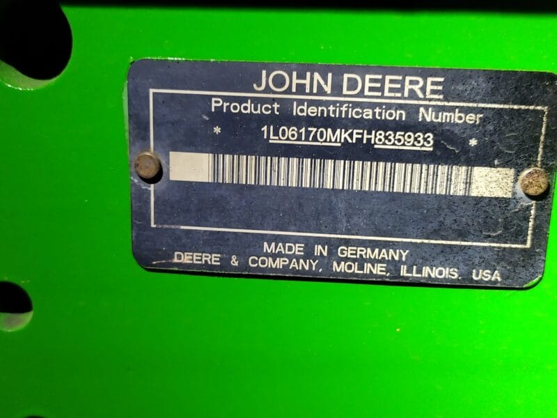 2015 John Deere 6170M