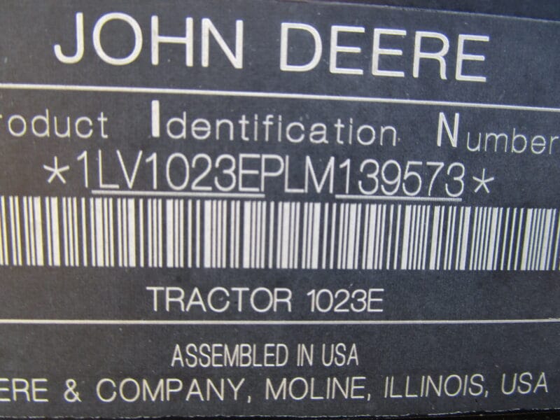 John Deere 1023E